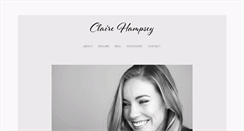 Desktop Screenshot of clairehampsey.com